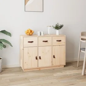 Aparador madera maciza de pino 100x40x75 cm de vidaXL, Aparadores - Ref: Foro24-820147, Precio: 132,39 €, Descuento: %