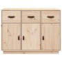 Aparador madera maciza de pino 100x40x75 cm de vidaXL, Aparadores - Ref: Foro24-820147, Precio: 138,09 €, Descuento: %