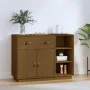 Aparador de madera maciza de pino marrón miel 98,5x40x75 cm de vidaXL, Aparadores - Ref: Foro24-820140, Precio: 148,91 €, Des...