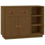 Aparador de madera maciza de pino marrón miel 98,5x40x75 cm de vidaXL, Aparadores - Ref: Foro24-820140, Precio: 148,91 €, Des...