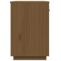Escritorio de madera maciza de pino marrón miel 95x50x75 cm de vidaXL, Escritorios - Ref: Foro24-820105, Precio: 136,44 €, De...