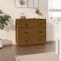 Honigbraunes Sideboard aus massiver Kiefer 80x40x75 cm von vidaXL, Sideboards - Ref: Foro24-820110, Preis: 94,33 €, Rabatt: %