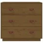 Honigbraunes Sideboard aus massiver Kiefer 80x40x75 cm von vidaXL, Sideboards - Ref: Foro24-820110, Preis: 94,33 €, Rabatt: %