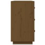 Aparador de madera maciza de pino marrón miel 80x40x75 cm de vidaXL, Aparadores - Ref: Foro24-820110, Precio: 94,33 €, Descue...