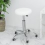Silla de oficina giratoria de cuero sintético blanco en Sillas de oficina | Comprar online en Foru.es