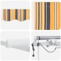 Toldo Retráctil Multicolor 500 x 350 cm Poliéster y metal en Toldos | Comprar online en Foru.es