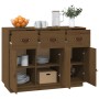 Aparador de madera maciza de pino marrón miel 100x40x75 cm de vidaXL, Aparadores - Ref: Foro24-820150, Precio: 173,78 €, Desc...