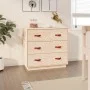 Aparador madera maciza de pino 80x40x75 cm de vidaXL, Aparadores - Ref: Foro24-820107, Precio: 109,37 €, Descuento: %