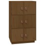 Aparador de madera maciza de pino marrón miel 67x40x108,5 cm de vidaXL, Aparadores - Ref: Foro24-820175, Precio: 118,75 €, De...