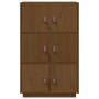 Aparador de madera maciza de pino marrón miel 67x40x108,5 cm de vidaXL, Aparadores - Ref: Foro24-820175, Precio: 118,75 €, De...