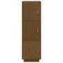 Aparador alto madera maciza de pino marrón miel 34x40x108,5 cm de vidaXL, Aparadores - Ref: Foro24-820170, Precio: 94,42 €, D...