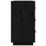 Aparador madera maciza de pino negro 80x40x75 cm de vidaXL, Aparadores - Ref: Foro24-820111, Precio: 136,02 €, Descuento: %