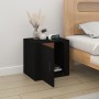 Mesita de noche color negro 50x39x47 cm de vidaXL, Taquillas y armarios de almacenamiento - Ref: Foro24-816690, Precio: 36,03...