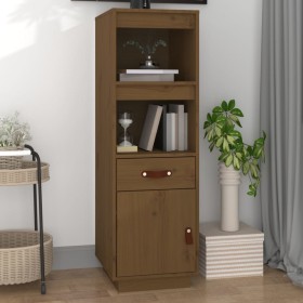 Aparador alto madera maciza de pino marrón miel 34x40x108,5 cm de vidaXL, Aparadores - Ref: Foro24-820155, Precio: 65,62 €, D...