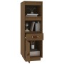 Aparador alto madera maciza de pino marrón miel 34x40x108,5 cm de vidaXL, Aparadores - Ref: Foro24-820155, Precio: 65,62 €, D...