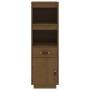 Aparador alto madera maciza de pino marrón miel 34x40x108,5 cm de vidaXL, Aparadores - Ref: Foro24-820155, Precio: 65,62 €, D...