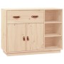 Aparador de madera maciza de pino 98,5x40x75 cm de vidaXL, Aparadores - Ref: Foro24-820137, Precio: 125,91 €, Descuento: %