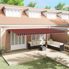 Tela de toldo con Naranja y marrón 600 x 300 cm Poliéster en Toldos | Comprar online en Foru.es