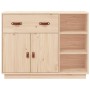 Aparador de madera maciza de pino 98,5x40x75 cm de vidaXL, Aparadores - Ref: Foro24-820137, Precio: 125,91 €, Descuento: %