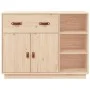 Aparador de madera maciza de pino 98,5x40x75 cm de vidaXL, Aparadores - Ref: Foro24-820137, Precio: 123,67 €, Descuento: %