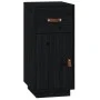 Aparador de madera maciza de pino negro 34x40x75 cm de vidaXL, Aparadores - Ref: Foro24-820126, Precio: 77,72 €, Descuento: %