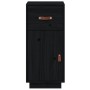 Aparador de madera maciza de pino negro 34x40x75 cm de vidaXL, Aparadores - Ref: Foro24-820126, Precio: 78,70 €, Descuento: %