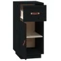 Aparador de madera maciza de pino negro 34x40x75 cm de vidaXL, Aparadores - Ref: Foro24-820126, Precio: 77,72 €, Descuento: %