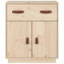Aparador de madera maciza de pino 65,5x40x75 cm de vidaXL, Aparadores - Ref: Foro24-820127, Precio: 83,83 €, Descuento: %