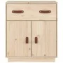 Aparador de madera maciza de pino 65,5x40x75 cm de vidaXL, Aparadores - Ref: Foro24-820127, Precio: 82,76 €, Descuento: %