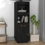 Aparador alto de madera maciza de pino negro 34x40x108,5 cm de vidaXL, Aparadores - Ref: Foro24-820156, Precio: 95,06 €, Desc...