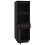 Aparador alto de madera maciza de pino negro 34x40x108,5 cm de vidaXL, Aparadores - Ref: Foro24-820156, Precio: 96,27 €, Desc...