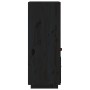 Aparador alto de madera maciza de pino negro 34x40x108,5 cm de vidaXL, Aparadores - Ref: Foro24-820156, Precio: 96,27 €, Desc...