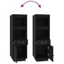 Aparador alto de madera maciza de pino negro 34x40x108,5 cm de vidaXL, Aparadores - Ref: Foro24-820156, Precio: 96,27 €, Desc...