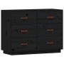 Aparador madera maciza de pino negro 100x40x75 cm de vidaXL, Aparadores - Ref: Foro24-820146, Precio: 192,97 €, Descuento: %