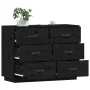 Aparador madera maciza de pino negro 100x40x75 cm de vidaXL, Aparadores - Ref: Foro24-820146, Precio: 190,50 €, Descuento: %