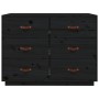 Aparador madera maciza de pino negro 100x40x75 cm de vidaXL, Aparadores - Ref: Foro24-820146, Precio: 192,97 €, Descuento: %