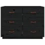 Aparador madera maciza de pino negro 100x40x75 cm de vidaXL, Aparadores - Ref: Foro24-820146, Precio: 190,50 €, Descuento: %