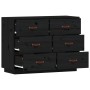 Aparador madera maciza de pino negro 100x40x75 cm de vidaXL, Aparadores - Ref: Foro24-820146, Precio: 192,97 €, Descuento: %