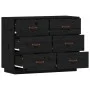 Aparador madera maciza de pino negro 100x40x75 cm de vidaXL, Aparadores - Ref: Foro24-820146, Precio: 190,50 €, Descuento: %