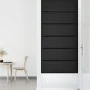 Wall panels 12 pcs black synthetic leather 90x30 cm 3.24 m² by vidaXL, Wall covering - Ref: Foro24-343911, Price: 92,13 €, Di...