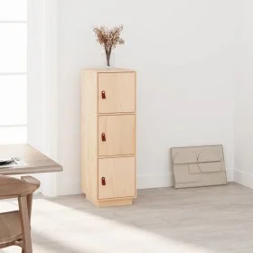 Aparador alto madera maciza de pino 34x40x108,5 cm de vidaXL, Aparadores - Ref: Foro24-820167, Precio: 83,16 €, Descuento: %