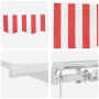 Toldo Retráctil Manual Rojo y 600 x 300 cm Poliéster y Aluminio en Toldos | Comprar online en Foru.es
