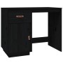 Escritorio de madera maciza de pino negro 95x50x75 cm de vidaXL, Escritorios - Ref: Foro24-820106, Precio: 142,83 €, Descuent...