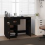 Escritorio de madera maciza de pino negro 95x50x75 cm de vidaXL, Escritorios - Ref: Foro24-820106, Precio: 142,83 €, Descuent...