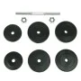 Juego de mancuernas 9 piezas 15 kg de vidaXL, Peso libre - Ref: Foro24-90236, Precio: 44,37 €, Descuento: %