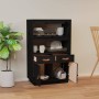 Aparador de madera maciza de pino negro 67x40x108,5 cm de vidaXL, Aparadores - Ref: Foro24-820161, Precio: 120,99 €, Descuent...