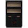 Aparador de madera maciza de pino negro 67x40x108,5 cm de vidaXL, Aparadores - Ref: Foro24-820161, Precio: 120,99 €, Descuent...