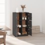 Aparador de madera maciza de pino gris 67x40x108,5 cm de vidaXL, Aparadores - Ref: Foro24-820174, Precio: 152,68 €, Descuento: %
