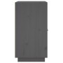 Aparador de madera maciza de pino gris 65,5x40x75 cm de vidaXL, Aparadores - Ref: Foro24-820119, Precio: 107,62 €, Descuento: %