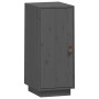 Aparador de madera maciza de pino gris 34x40x75 cm de vidaXL, Aparadores - Ref: Foro24-820114, Precio: 73,56 €, Descuento: %